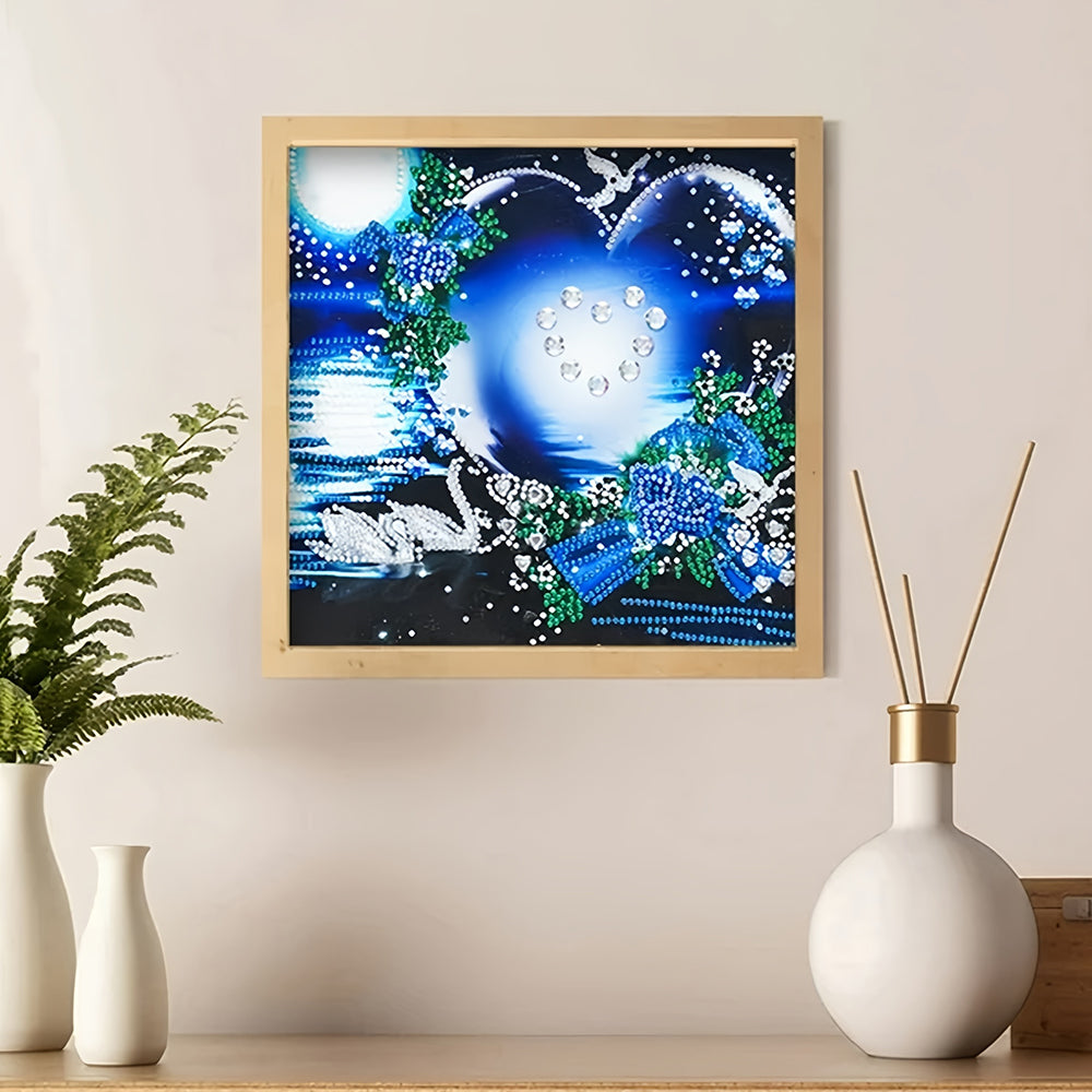 Zwaan en Hart Speciaal Gevormde Boren Diamond Painting