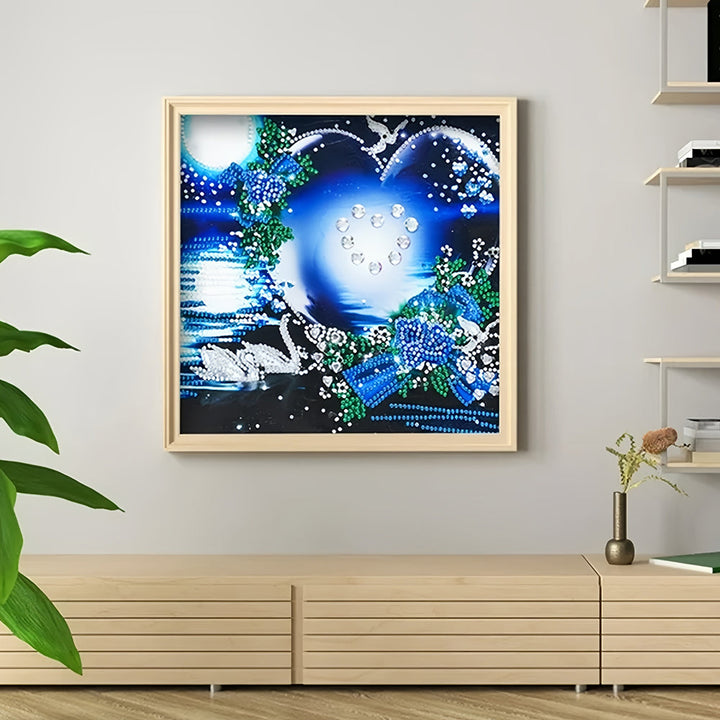 Zwaan en Hart Speciaal Gevormde Boren Diamond Painting