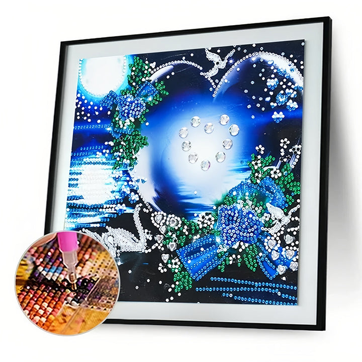 Zwaan en Hart Speciaal Gevormde Boren Diamond Painting