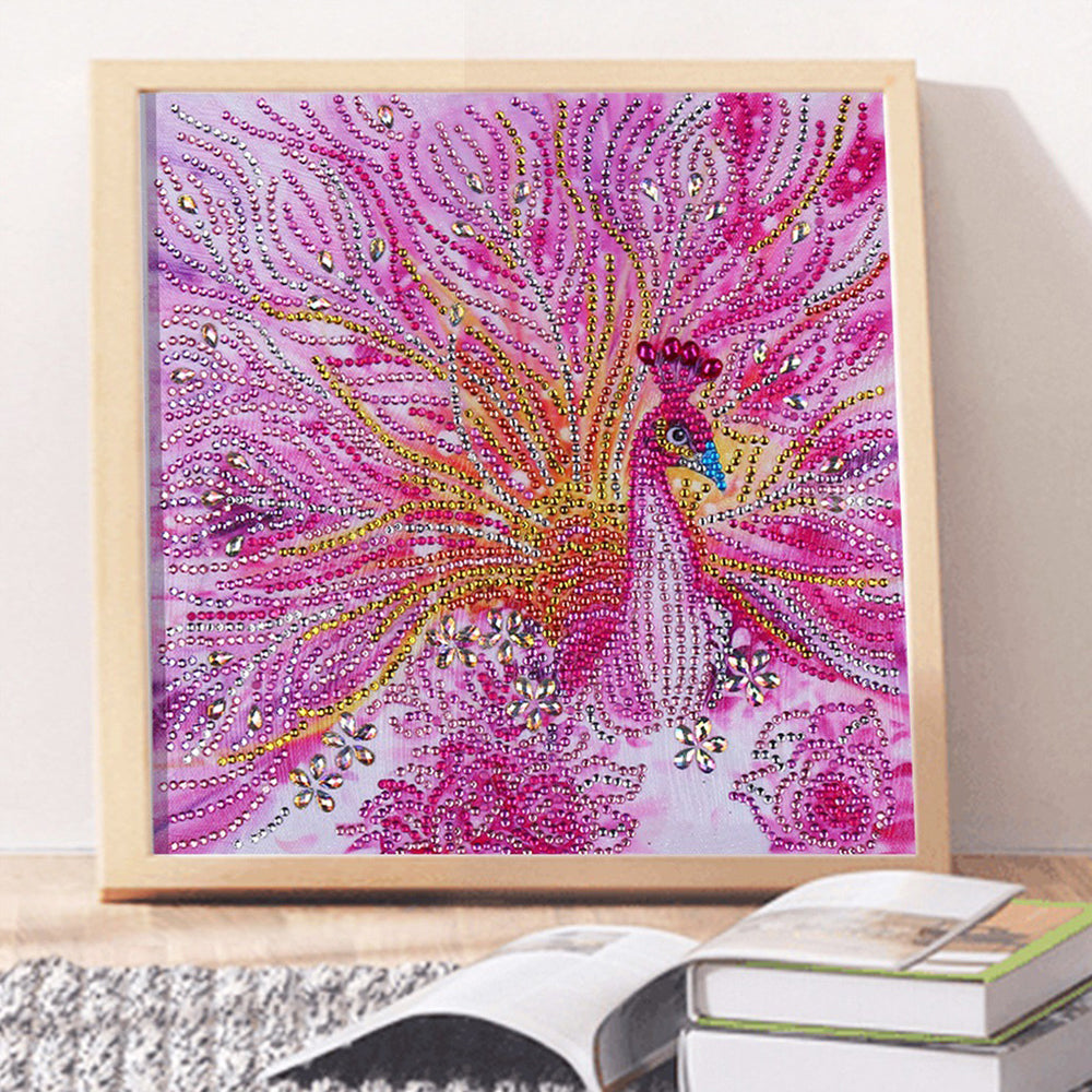 Roze Telefoon Speciaal Gevormde Boren Diamond Painting