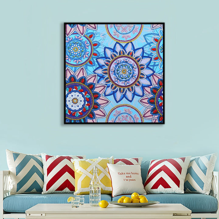 Diverse Mandala Bloem Speciaal Gevormde Boren Diamond Painting