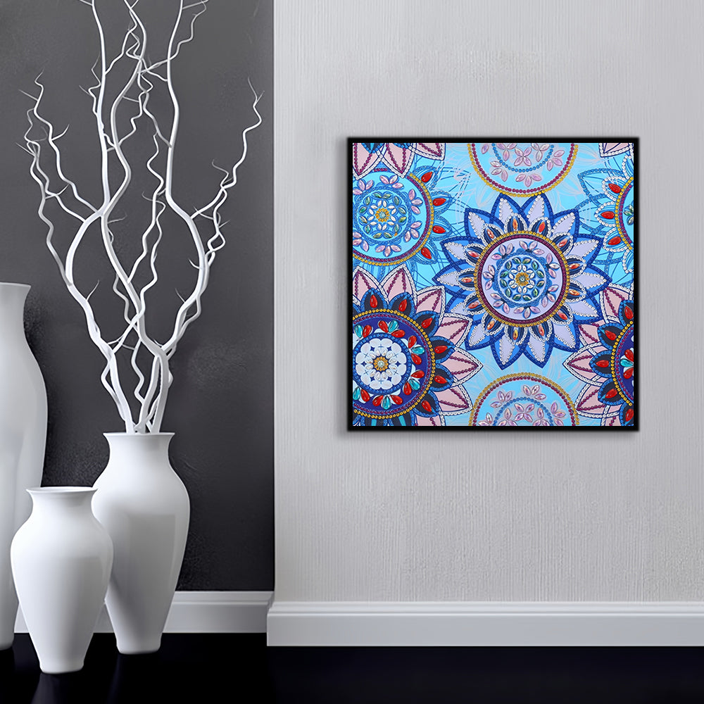 Diverse Mandala Bloem Speciaal Gevormde Boren Diamond Painting