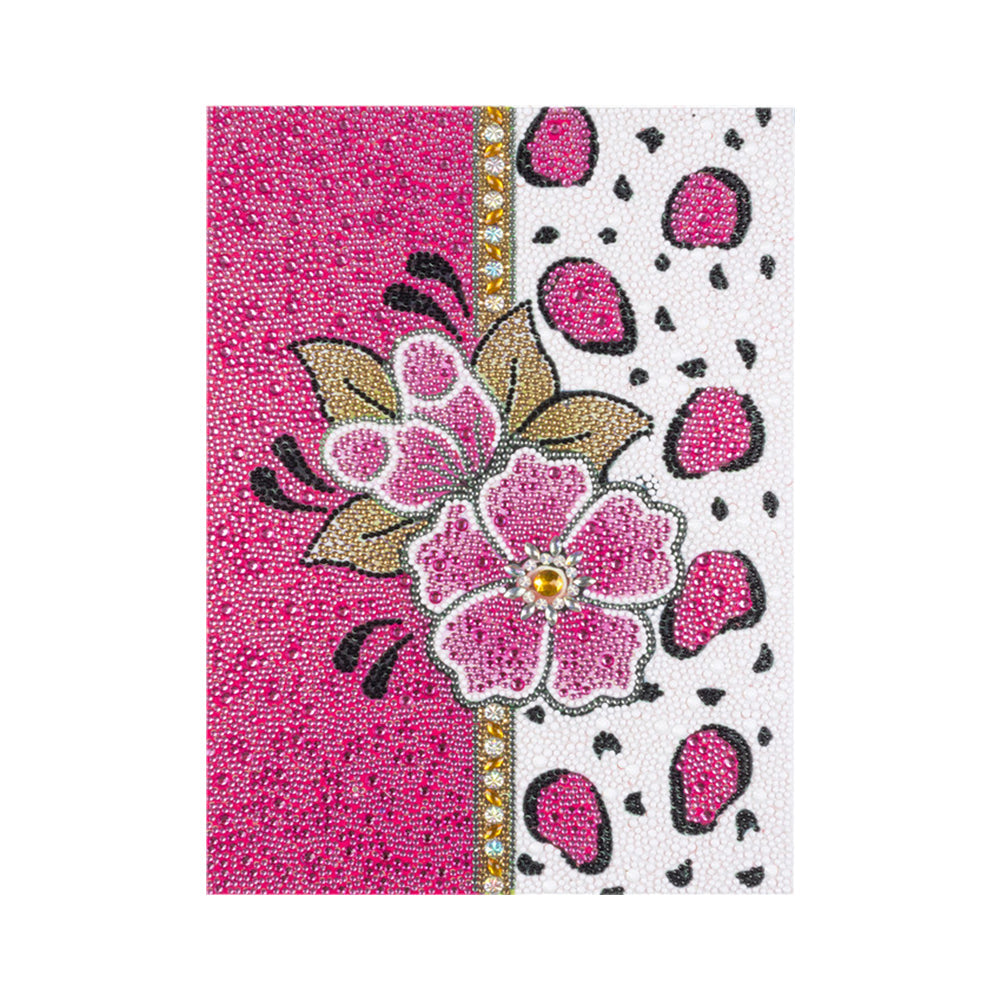 Roze Bloem Speciaal Gevormde Boren Diamond Painting