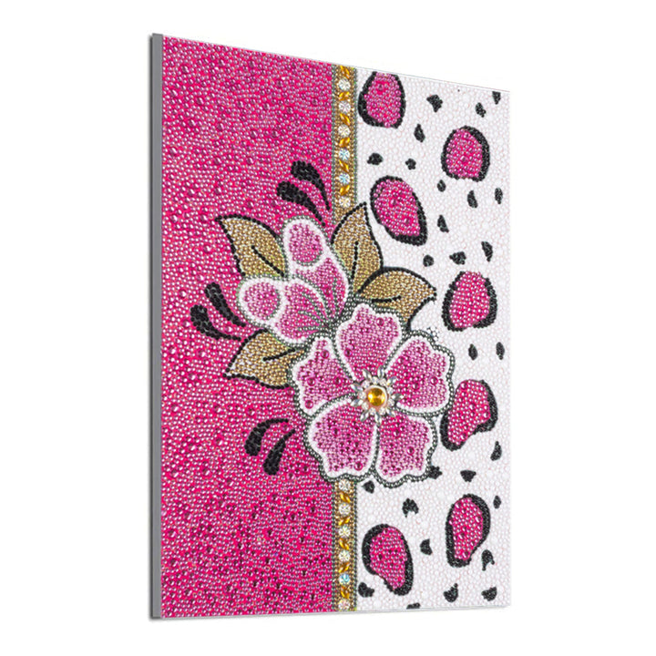 Roze Bloem Speciaal Gevormde Boren Diamond Painting