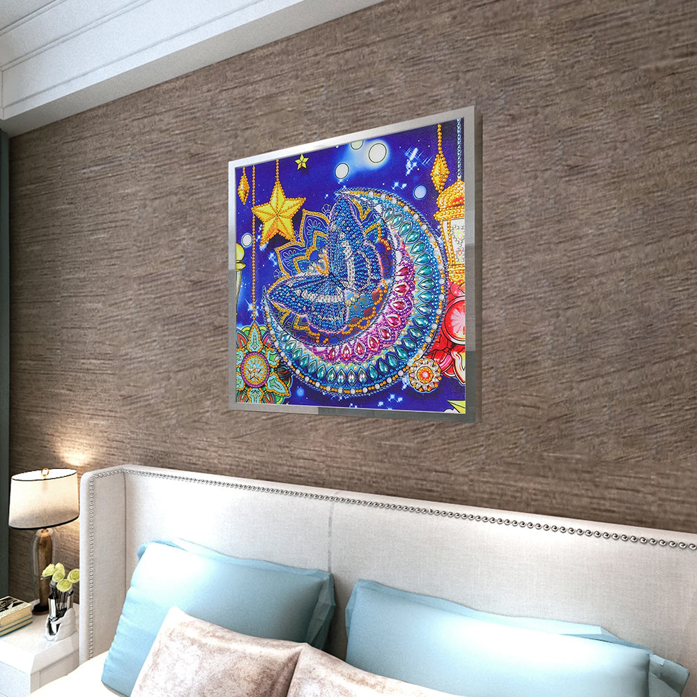 Vlinder, Maan en Ster Speciaal Gevormde Boren Diamond Painting