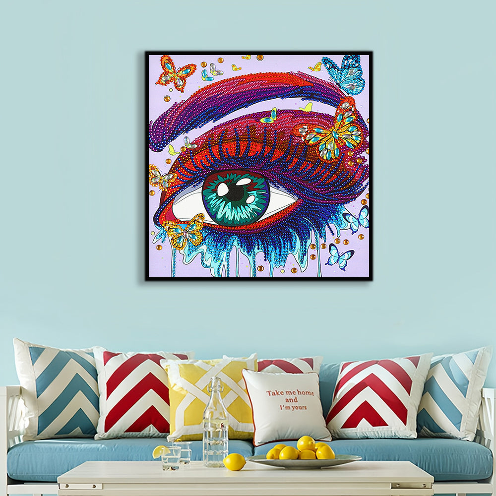 Vlinder Oog Speciaal Gevormde Boren Diamond Painting