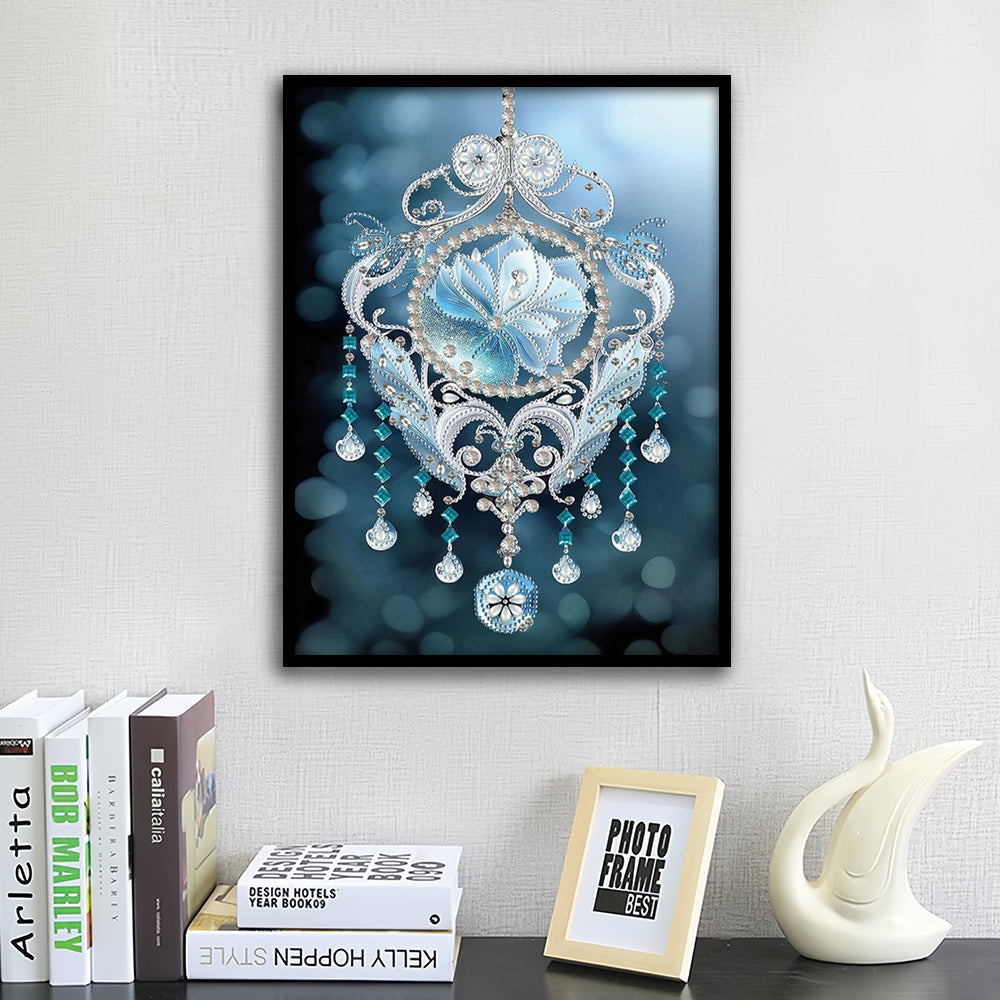 Ijs Zilveren Dromenvanger Speciaal Gevormde Boren Diamond Painting