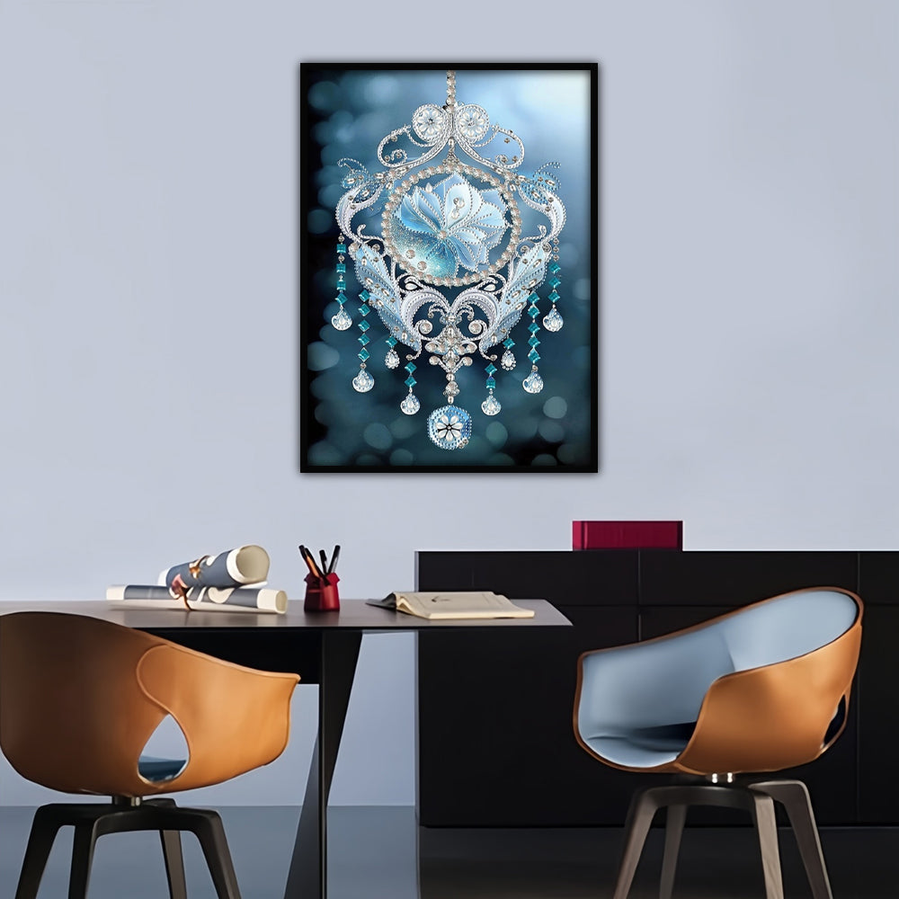 Ijs Zilveren Dromenvanger Speciaal Gevormde Boren Diamond Painting