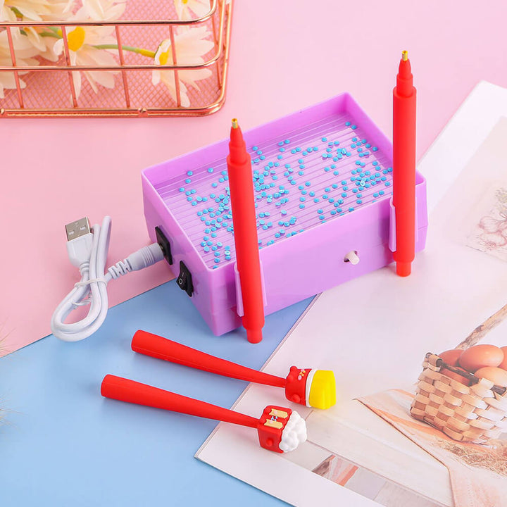 🔥NIEUW🔥Diamond Painting Automatische Diamant Zuigpen met Opbergbakje Sets