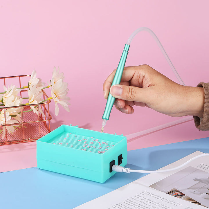 🔥NIEUW🔥Diamond Painting Automatische Diamant Zuigpen met Opbergbakje Sets