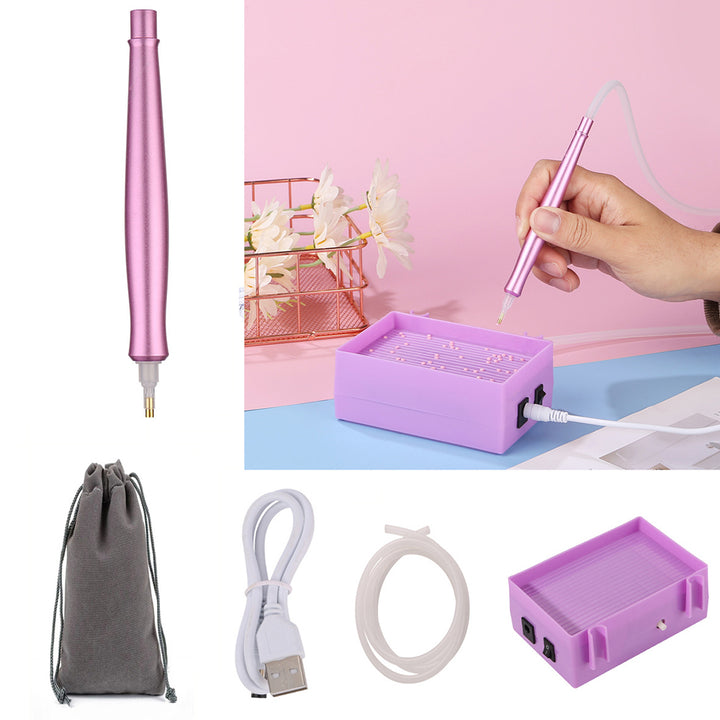 🔥NIEUW🔥Diamond Painting Automatische Diamant Zuigpen met Opbergbakje Sets