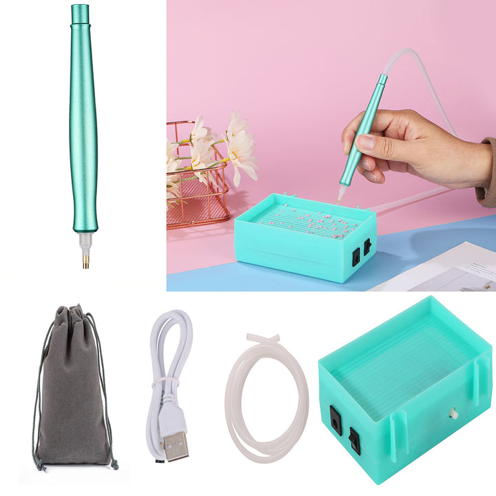 🔥NIEUW🔥Diamond Painting Automatische Diamant Zuigpen met Opbergbakje Sets