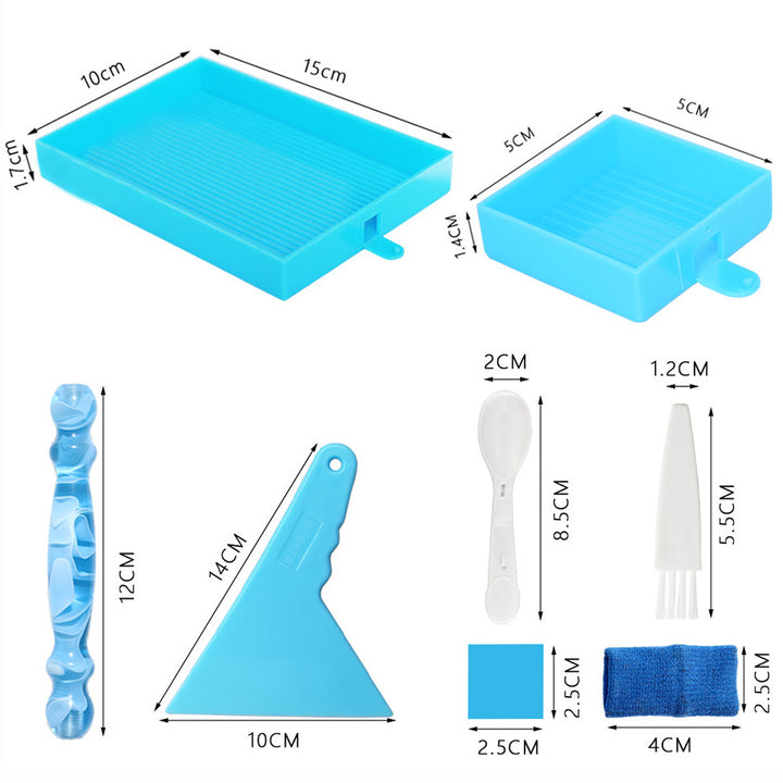 🔥NIEUW🔥Multifunctionele 6-vaks Diamant Sorteertray met Pensets