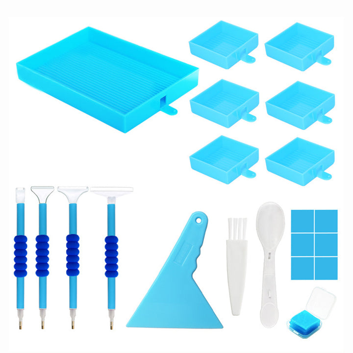 🔥NIEUW🔥Multifunctionele 6-vaks Diamant Sorteertray met Pensets