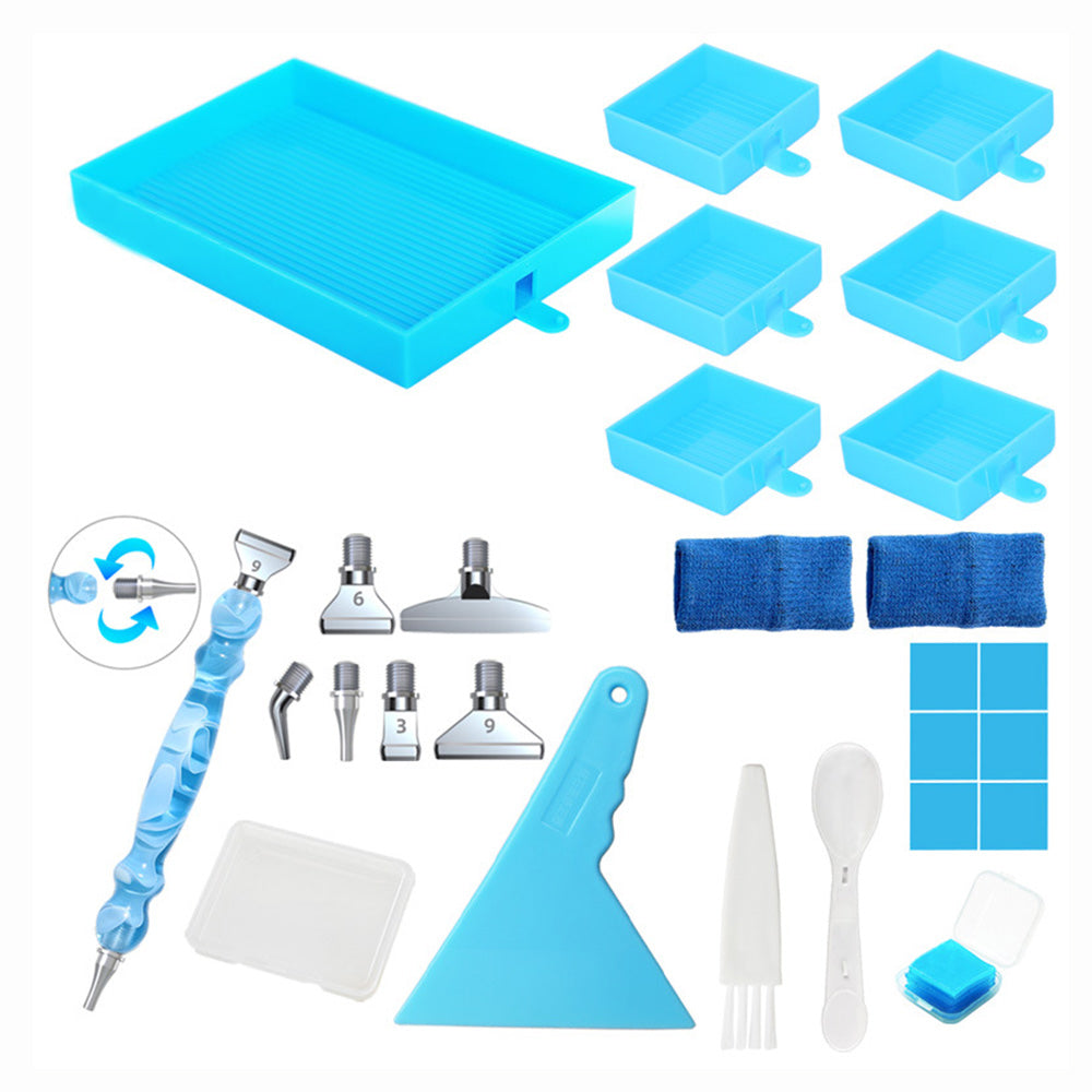 🔥NIEUW🔥Multifunctionele 6-vaks Diamant Sorteertray met Pensets