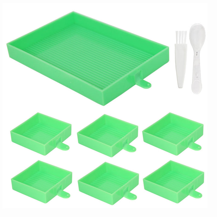 🔥NIEUW🔥Multifunctionele 6-vaks Diamant Sorteertray met Pensets