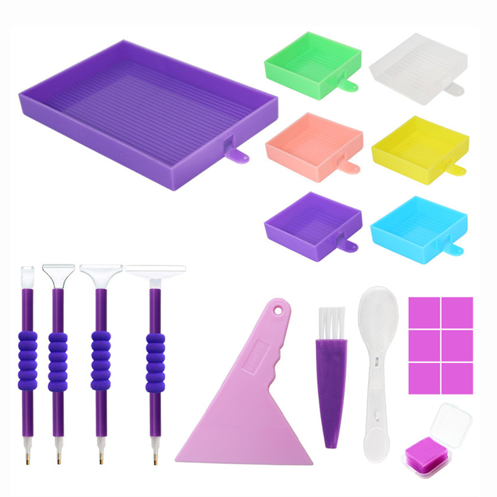 🔥NIEUW🔥Multifunctionele 6-vaks Diamant Sorteertray met Pensets