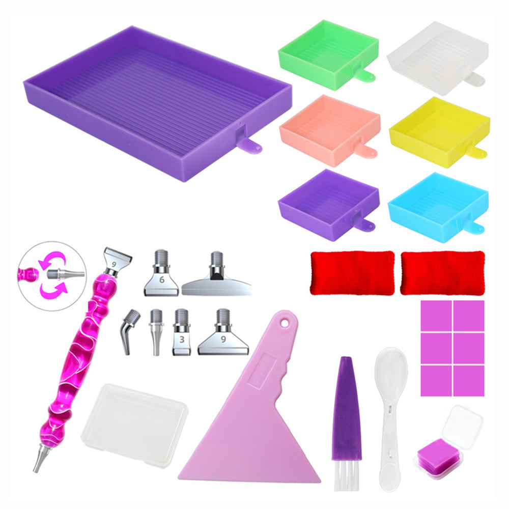 🔥NIEUW🔥Multifunctionele 6-vaks Diamant Sorteertray met Pensets