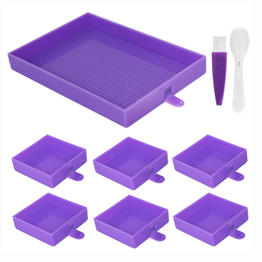 🔥NIEUW🔥Multifunctionele 6-vaks Diamant Sorteertray met Pensets