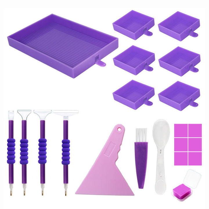 🔥NIEUW🔥Multifunctionele 6-vaks Diamant Sorteertray met Pensets