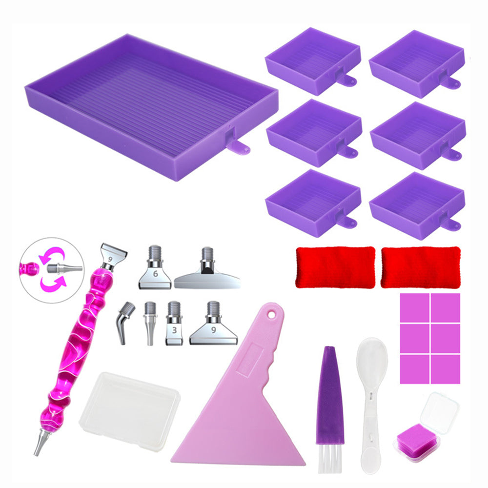 🔥NIEUW🔥Multifunctionele 6-vaks Diamant Sorteertray met Pensets