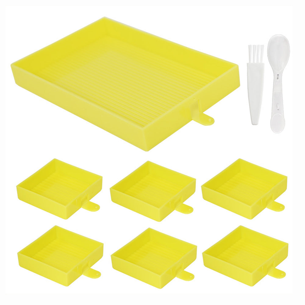 🔥NIEUW🔥Multifunctionele 6-vaks Diamant Sorteertray met Pensets