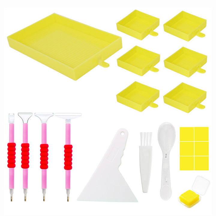 🔥NIEUW🔥Multifunctionele 6-vaks Diamant Sorteertray met Pensets