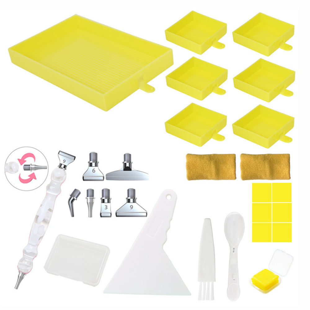 🔥NIEUW🔥Multifunctionele 6-vaks Diamant Sorteertray met Pensets