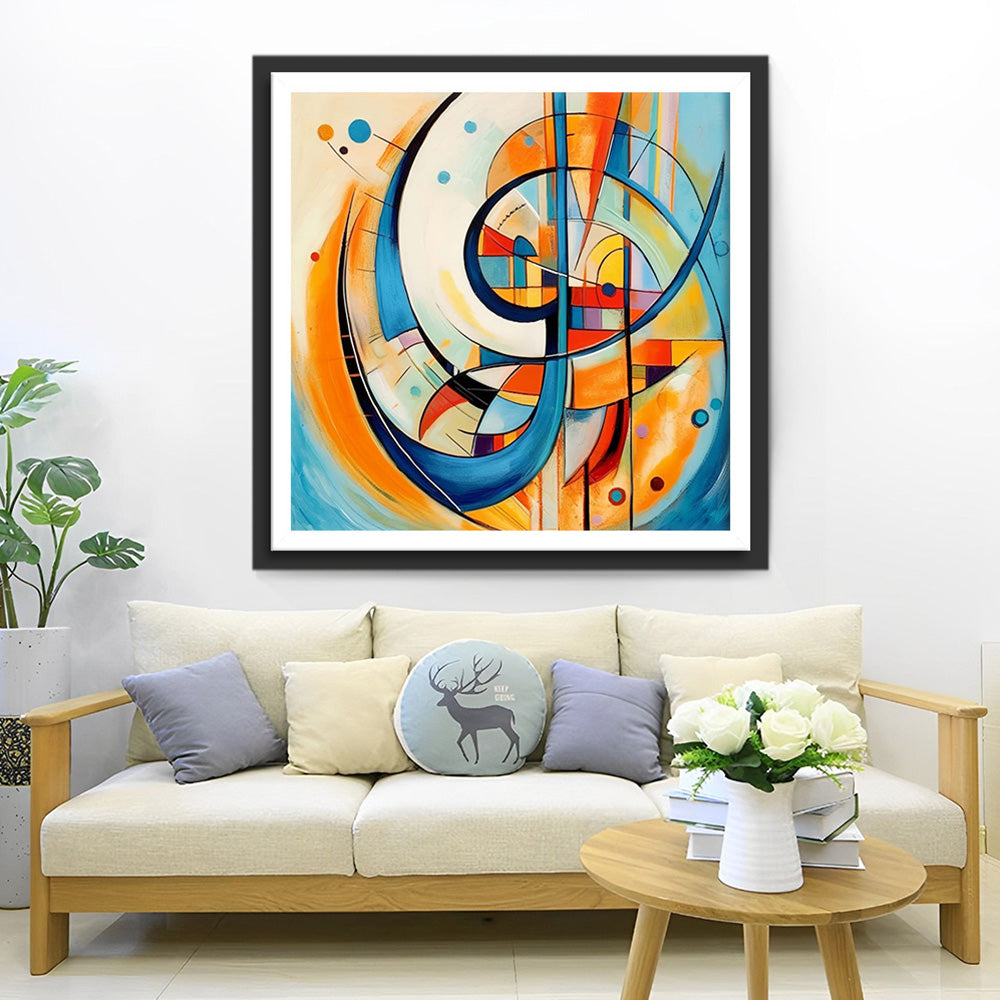 Abstract Geometrisch Patroon Diamond Painting