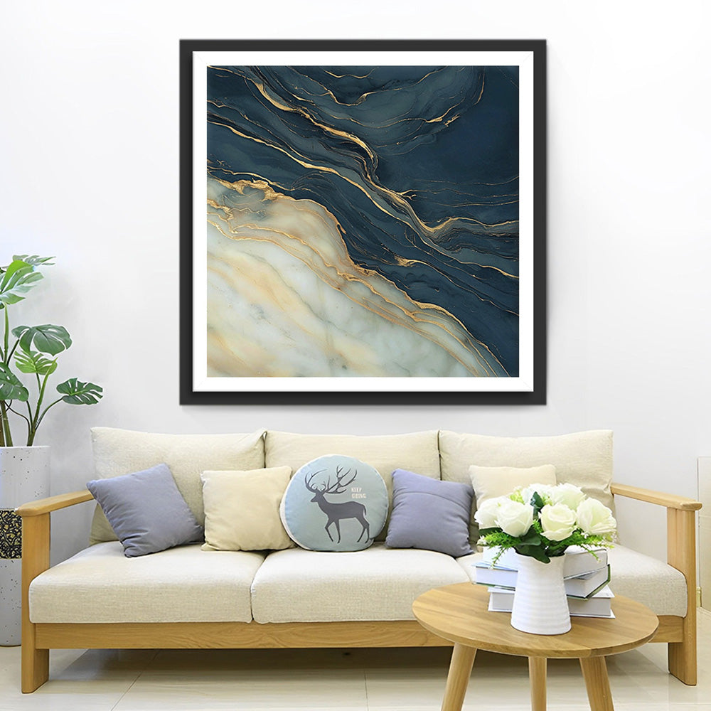 Abstracte Marmeren Textuur Diamond Painting