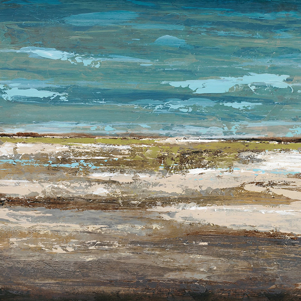 Abstracte Oceaan en Strand Diamond Painting