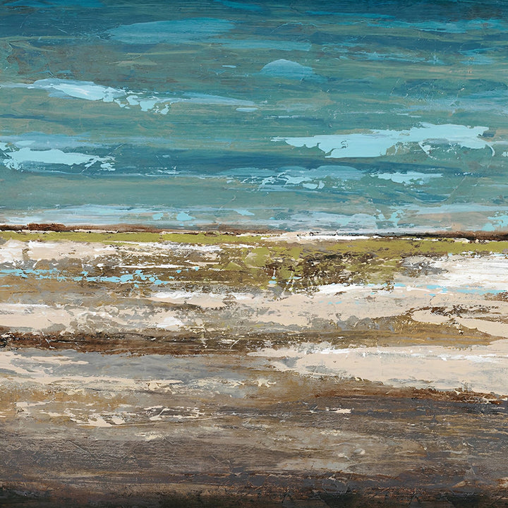 Abstracte Oceaan en Strand Diamond Painting