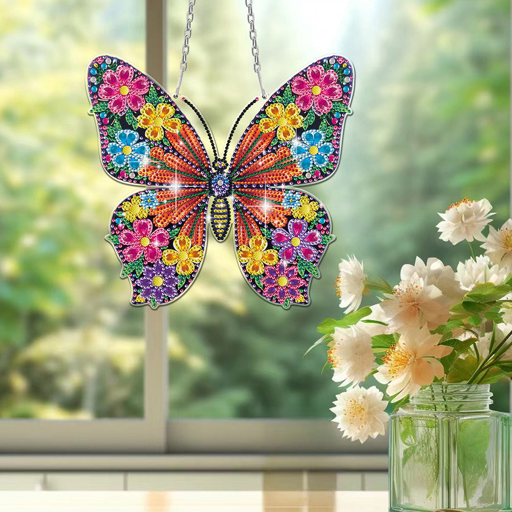 Acryl Prachtige Vlinder Diamond Painting Hangende Hanger