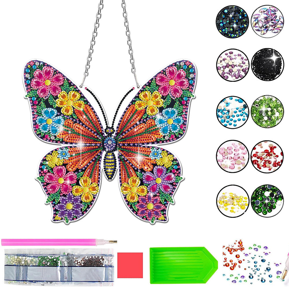 Acryl Prachtige Vlinder Diamond Painting Hangende Hanger