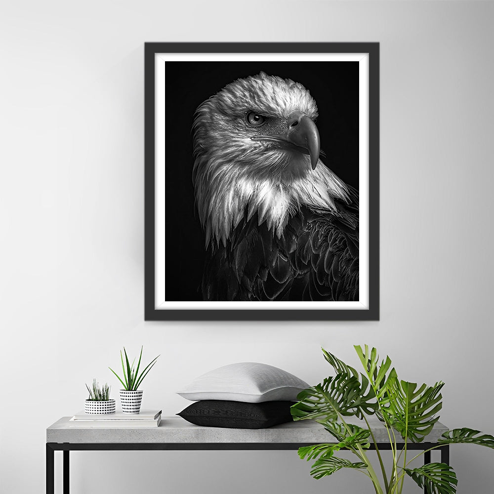 Adelaar in het Donker Diamond Painting