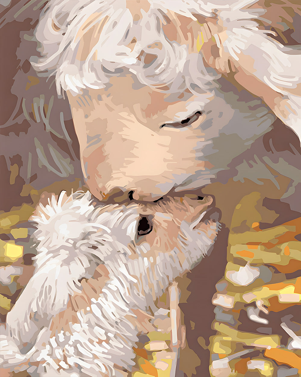 Alpaca en Haar Baby Diamond Painting