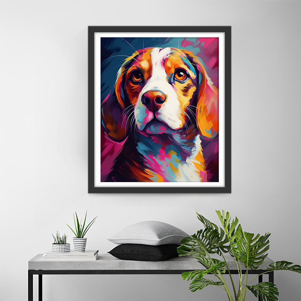 Beagle Hond Diamond Painting