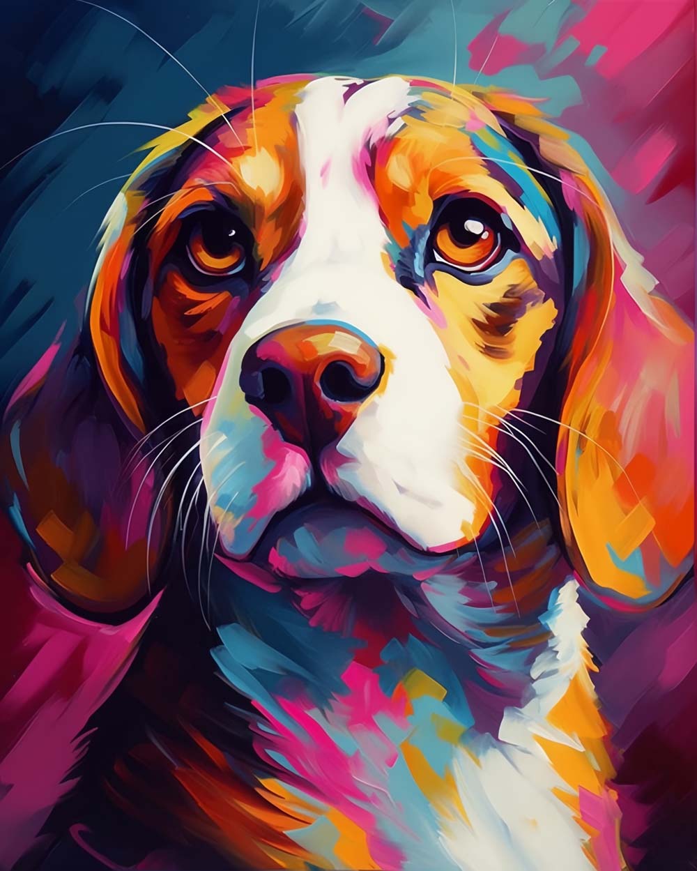 Beagle Hond Diamond Painting