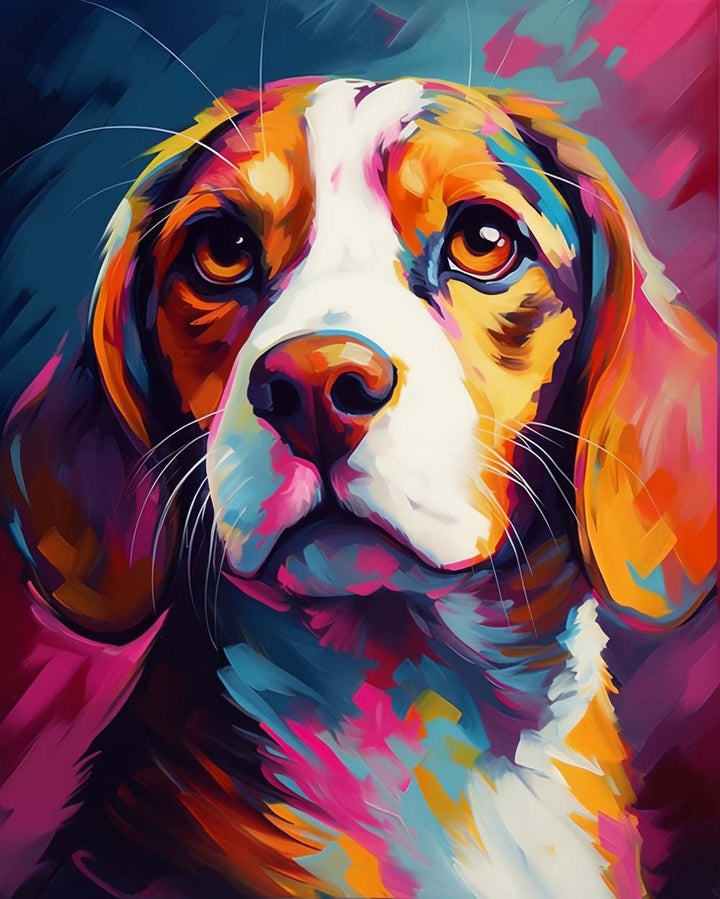 Beagle Hond Diamond Painting