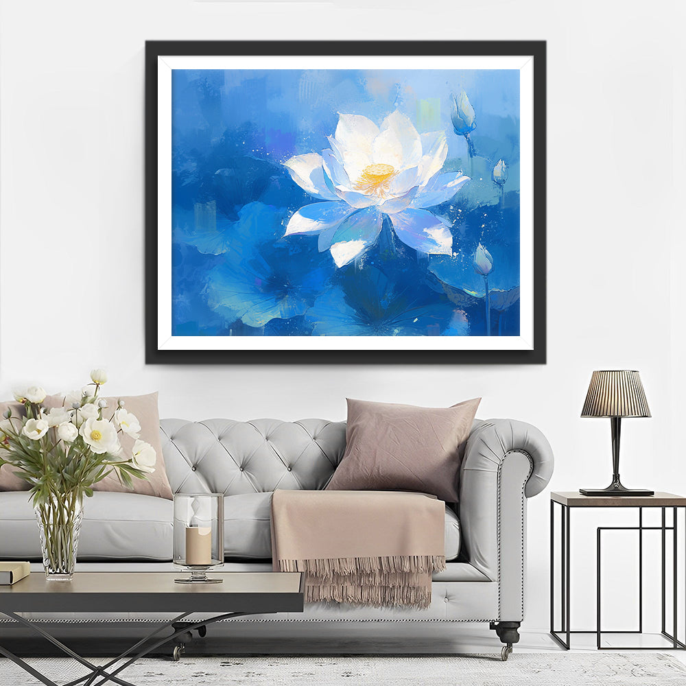 Betoverende Waterlelie Diamond Painting