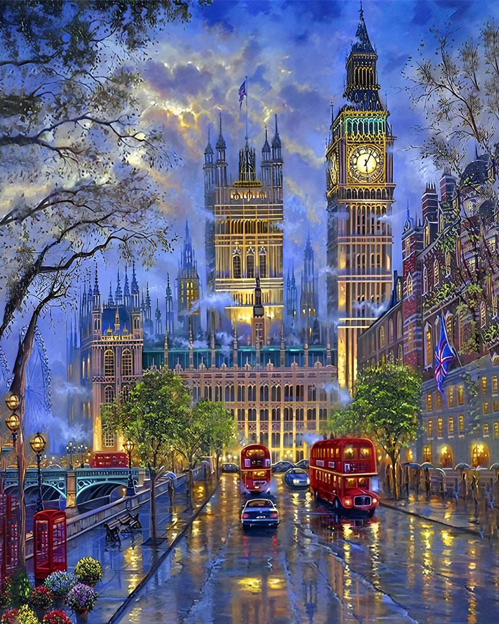 Big Ben in Londen Diamond Painting