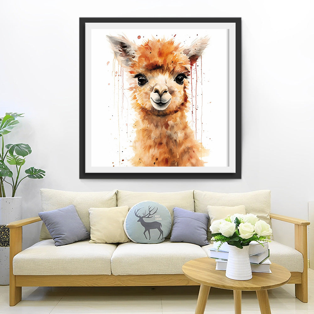 Blije Alpaca Diamond Painting