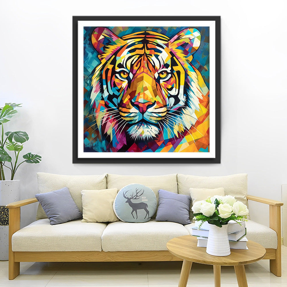 Blik van de Tijger Diamond Painting