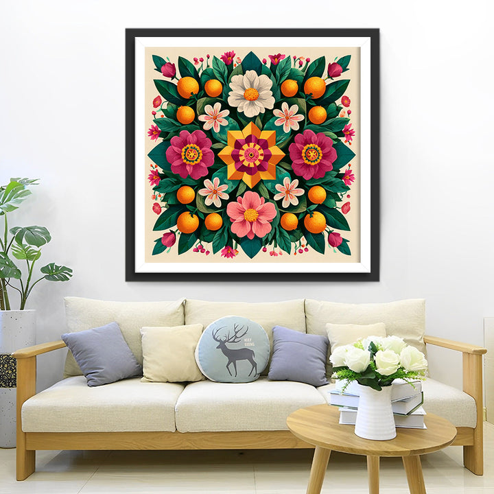 Bloemen en Fruit Diamond Painting