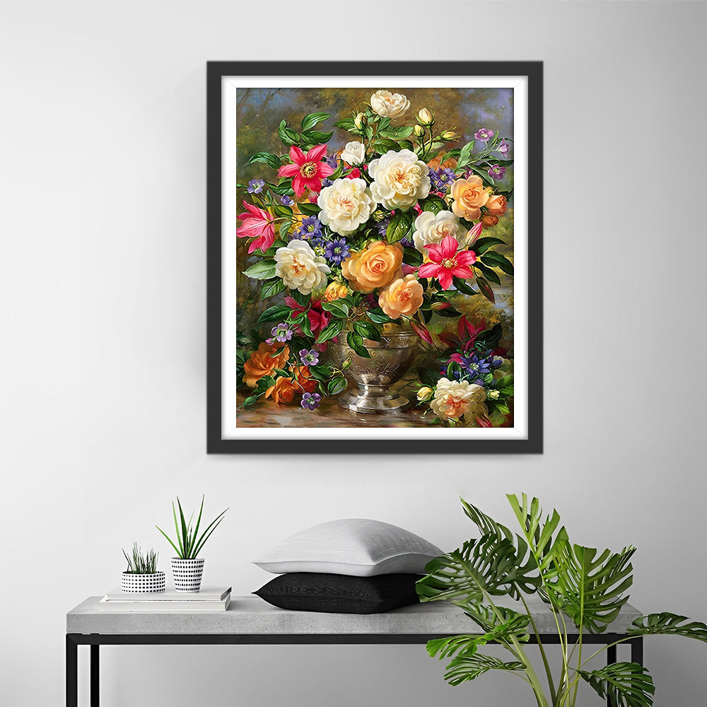 Bloemenboeket Diamond Painting