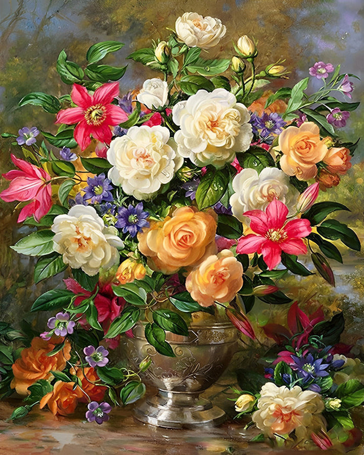 Bloemenboeket Diamond Painting