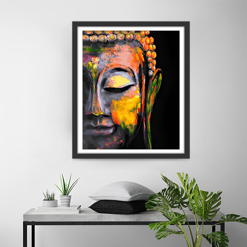 Boeddha in het Donker Diamond Painting