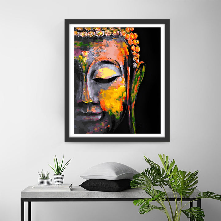 Boeddha in het Donker Diamond Painting