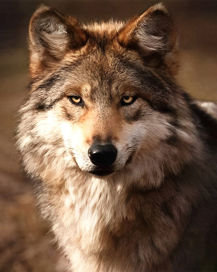 De Blik van de Wolf Diamond Painting
