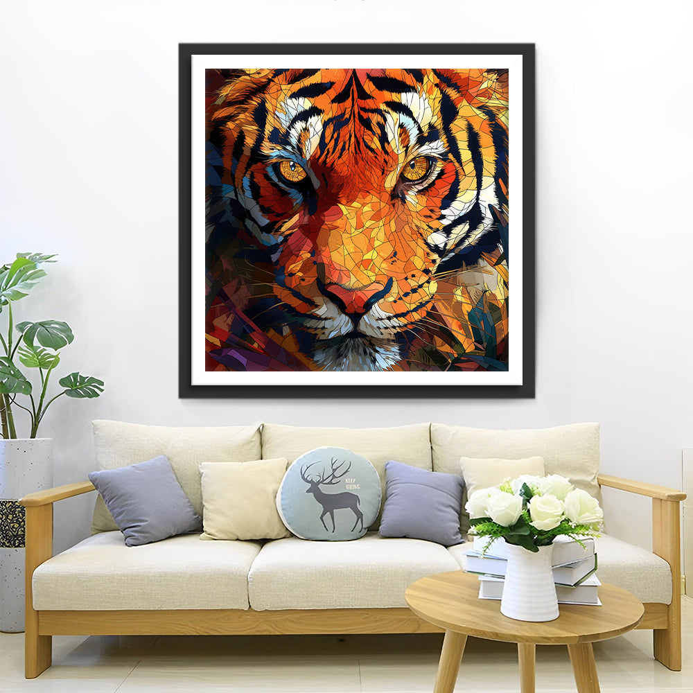 De Majestueuze Tijger Diamond Painting